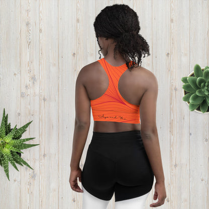 Longline sports bra