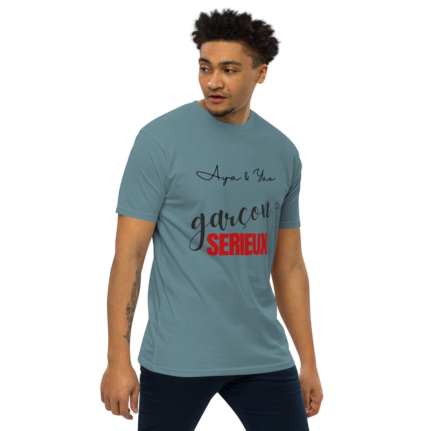 T-shirt épais de qualité supérieure pour hommes