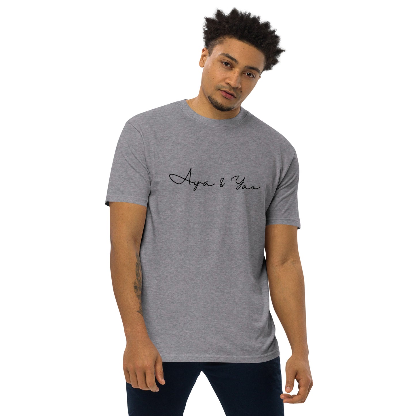 T-shirt épais de qualité supérieure pour hommes