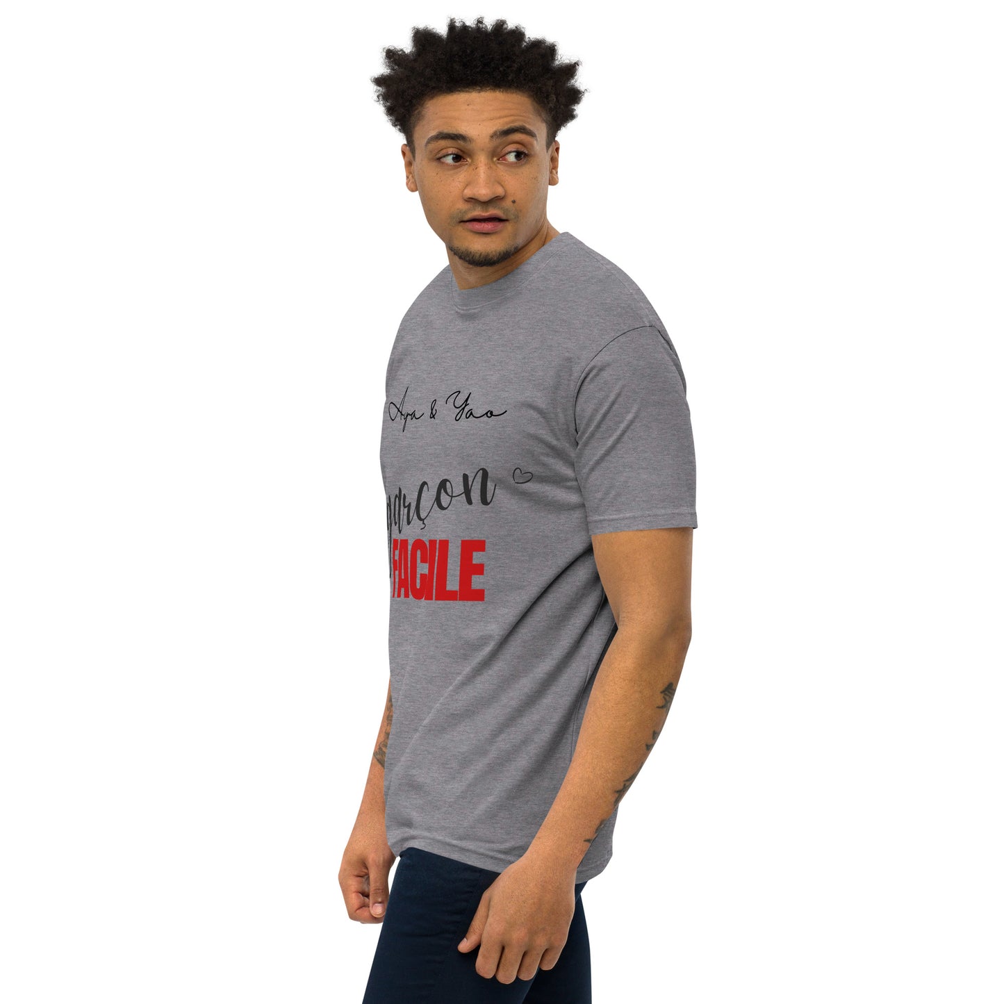 T-shirt épais de qualité supérieure pour hommes