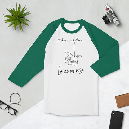 3/4 sleeve raglan shirt