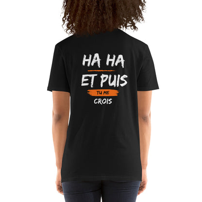 T-shirt unisexe à manches courtes