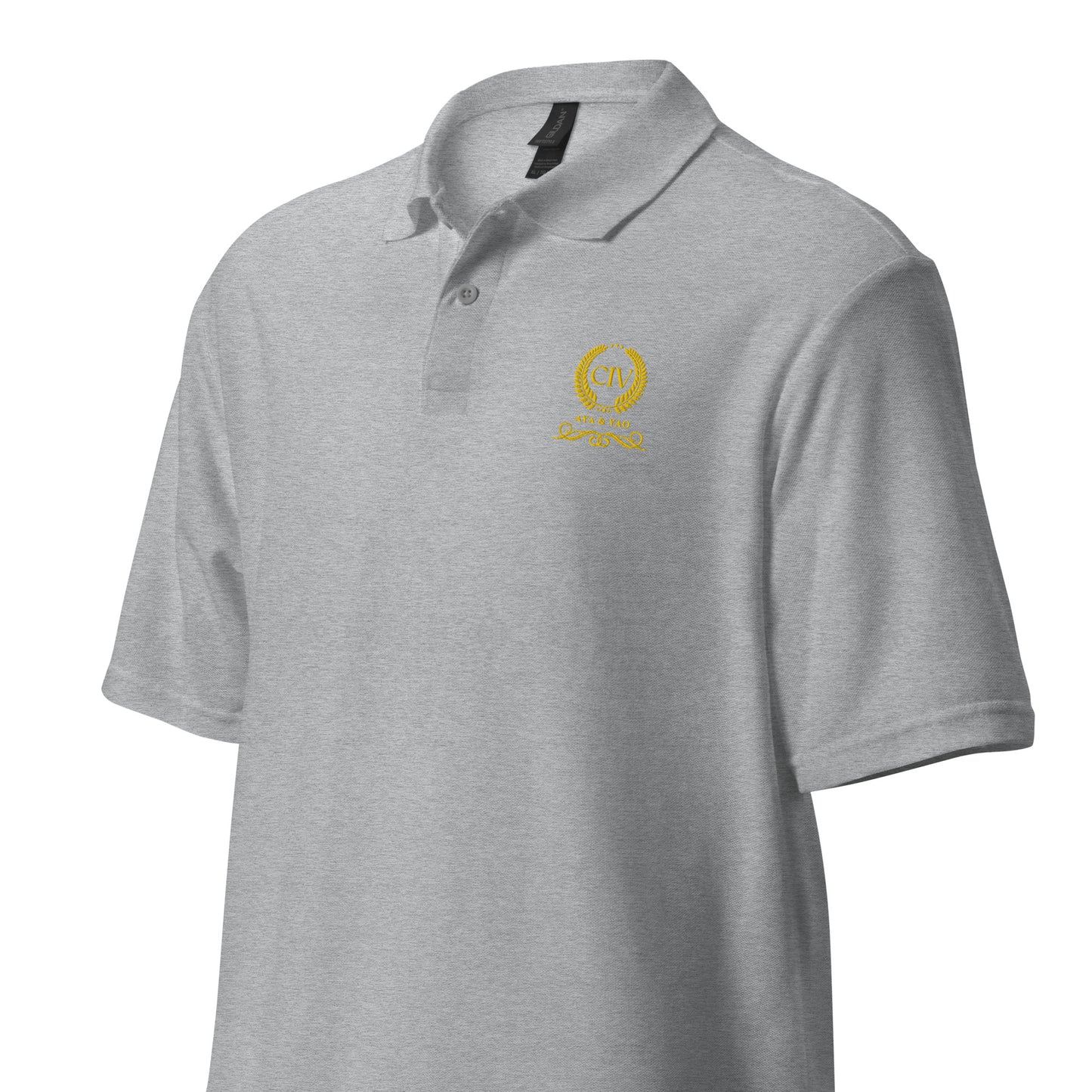 Unisex pique polo shirt