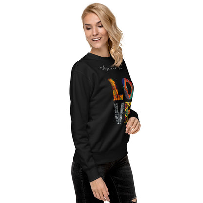 LOVE Unisex Premium Sweatshirt