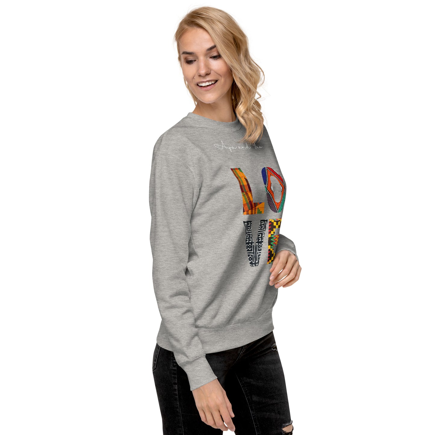 LOVE Unisex Premium Sweatshirt