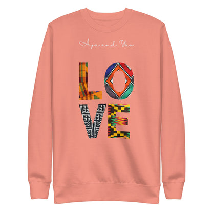 LOVE Unisex Premium Sweatshirt