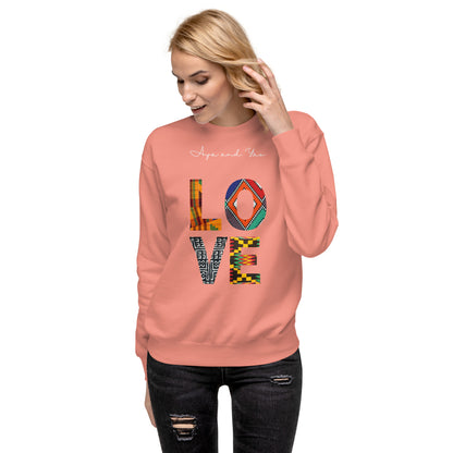 LOVE Unisex Premium Sweatshirt