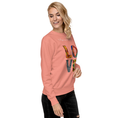 LOVE Unisex Premium Sweatshirt