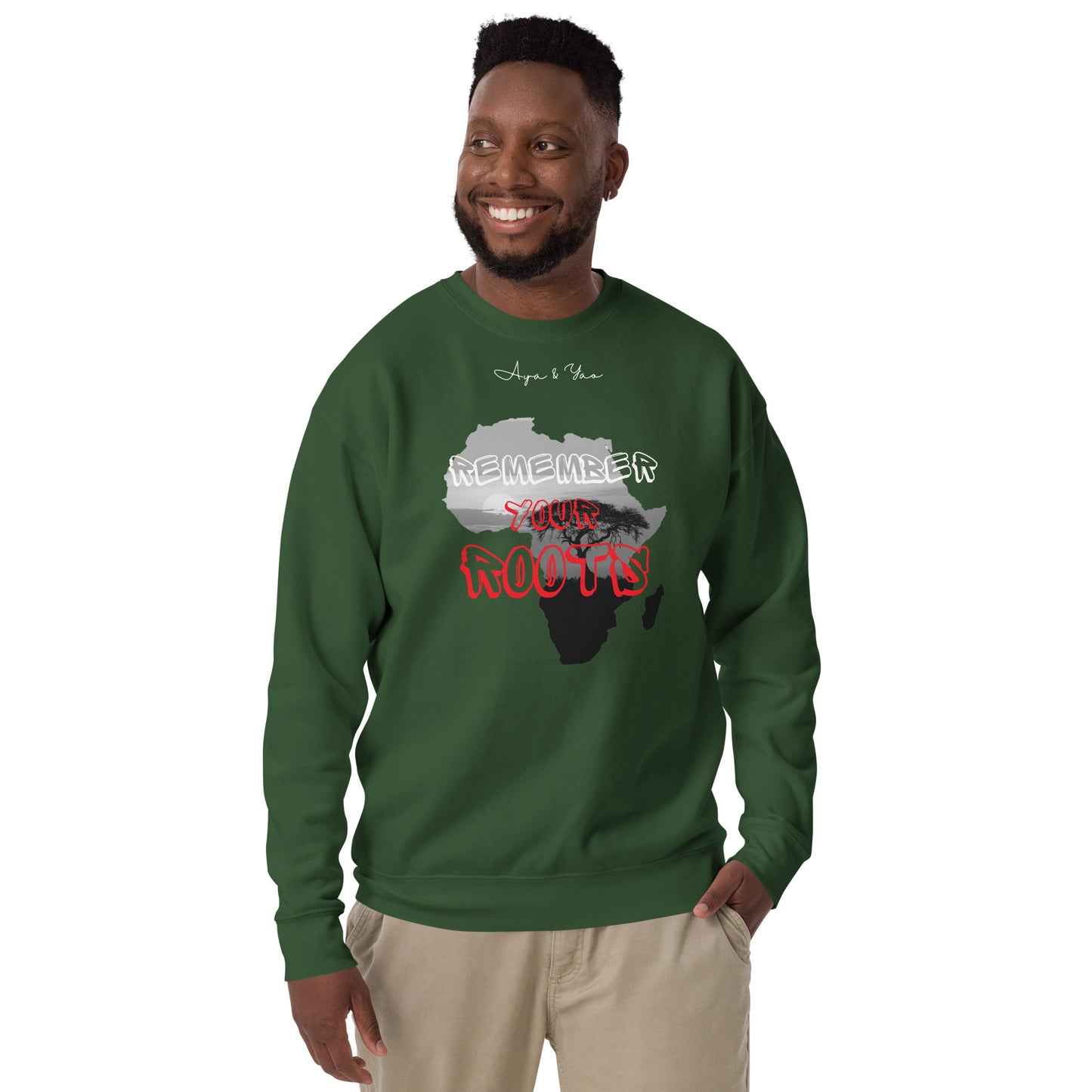 Remember your roots Unisex Premium Sweatshirt