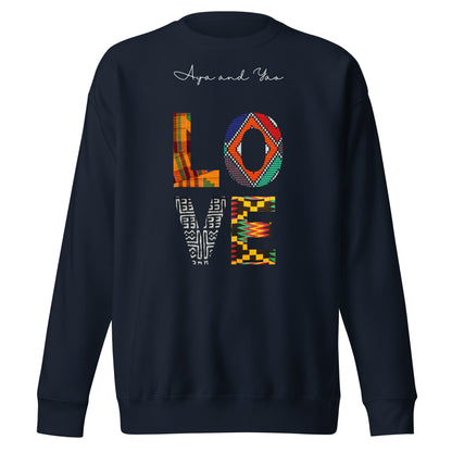 LOVE Unisex Premium Sweatshirt