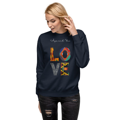 LOVE Unisex Premium Sweatshirt