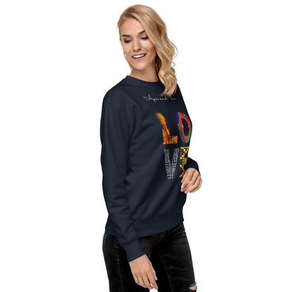 LOVE Unisex Premium Sweatshirt