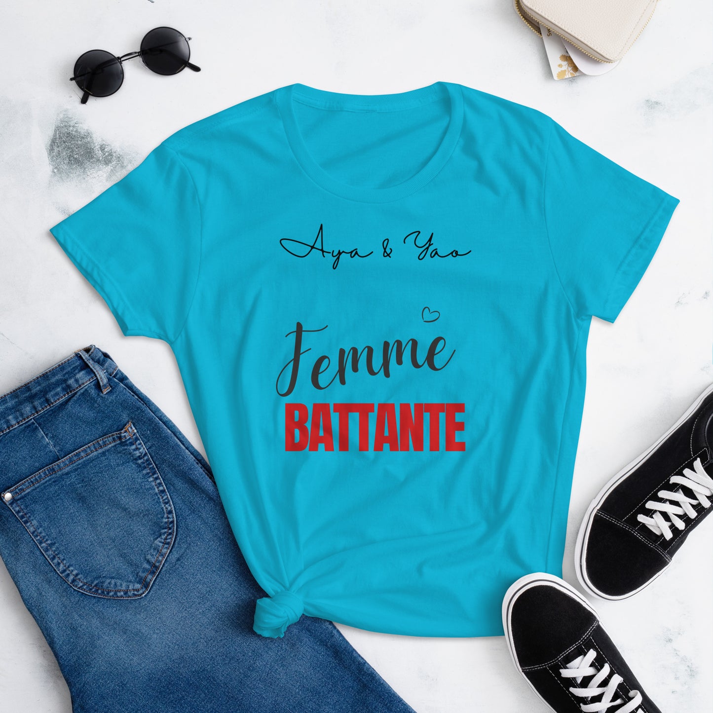 T-shirt manches courtes femme